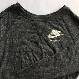 Grey Nike crew neck
